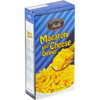 Macarrones con queso preparado deshidratado estuche 354 g - Mississippi Belle