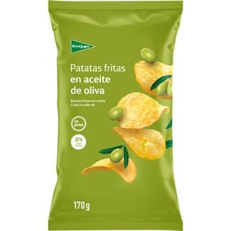 Patatas fritas en aceite de oliva Sin Gluten bolsa 170 g - El Corte Ingles