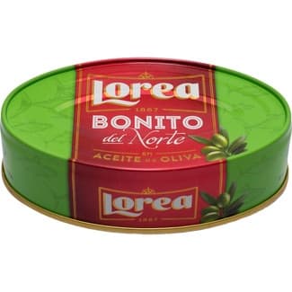 Bonito del norte en aceite de oliva lata 72 g neto escurrido - Lorea