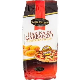 Harina de garbanzo sin gluten paquete 400 g - Don Pedro