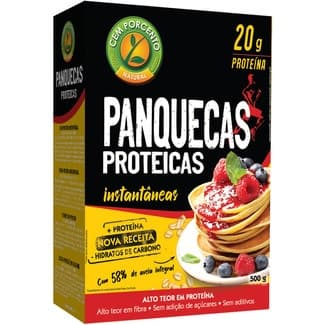 Panquecas proteicas instantáneas con 58% de avena integral envase 500 g - Cem Porcento