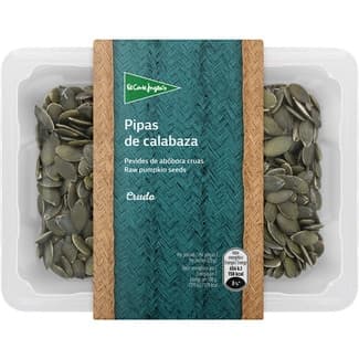 Pipas de calabaza crudas peladas tarrina 250 g - El Corte Ingles