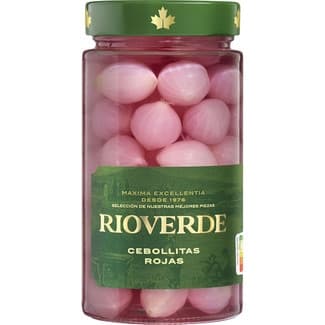 Cebollitas rojas frasco 180 g neto escurrido - Rioverde
