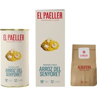 Paella a leña del senyoret para preparar bote 2,070 kg - El Paeller