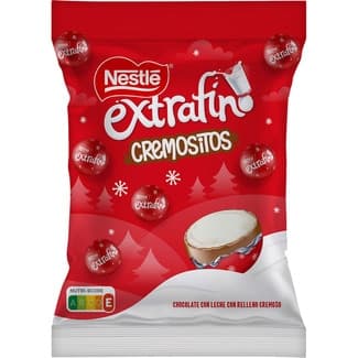 Cremositos bolitas de chocolate con leche con relleno cremoso bolsa 140 g - Nestle Extrafino