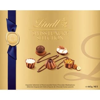 Bombones surtidos estuche 443 g - Lindt Swiss Luxury