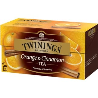 Té con naranja y canela estuche 25 bolsitas - Twinings