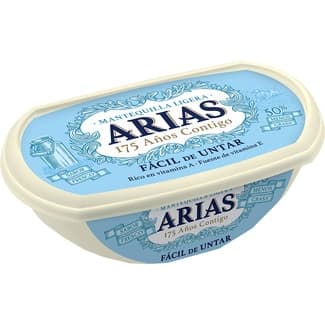Mantequilla ligera fácil de untar tarrina 235 g - Arias