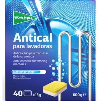 Antical para lavadora en pastillas caja 40 pastillas - El Corte Ingles