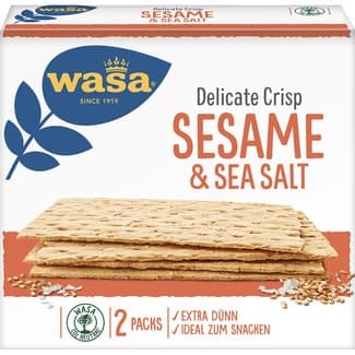 Pan tostado con semillas de sésamo y sal marina paquete 190 g - Wasa