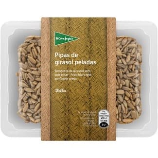 Pipas de girasol fritas y peladas sin gluten tarrina 250 g - El Corte Ingles