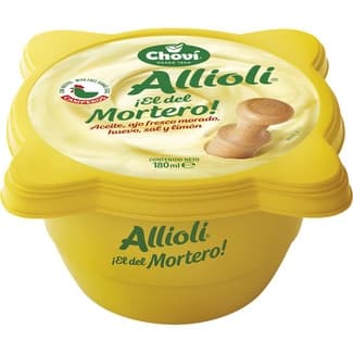 Salsa fresca alioli El del Mortero envase 180 ml sin gluten - Chovi