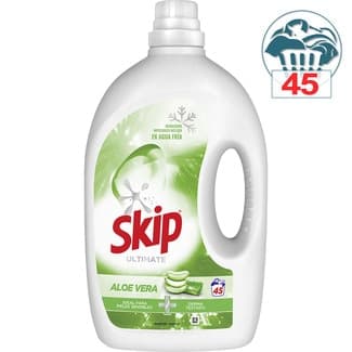 Detergente líquido Ultimate Aloe Vera botella 45 dosis - Skip