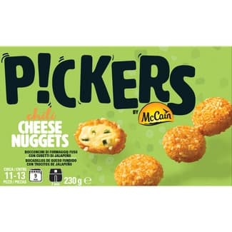 Pickers nuggets de queso con trocitos de jalapeño caja 230 g - Mc Cain