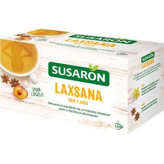 Laxana tisana con sen y anís facilita el tránsito intestinal sabor ciruela estuche 20 bolsitas - Susaron