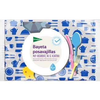 Bayeta posavajillas muy absorbente 50x40 cm envase 1 unidad - El Corte Ingles