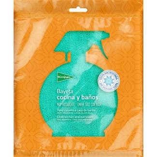 Bayeta microfibra cocina y baño bolsa 1 unidad - El Corte Ingles
