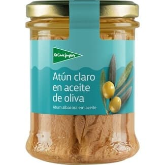 Atún claro en aceite de oliva frasco 140 g neto escurrido - El Corte Ingles