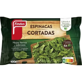 Espinacas cortadas bolsa 400 g - Findus