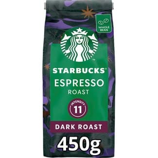 Café en grano intensidad 11 Espresso Dark Roast paquete 450 g - Starbucks