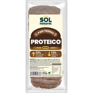 Pan tierno proteico Keto envase 365 g - Sol Natural