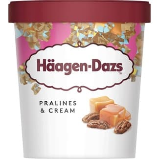 Helado de vainilla con nueces de pecán y caramelo tarrina 460 ml - Haagen-dazs