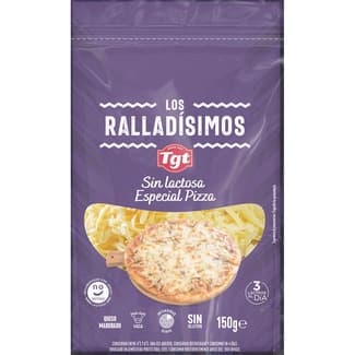 Los Ralladísimos queso rallado especial pizza sin lactosa bolsa 150 g - Tgt