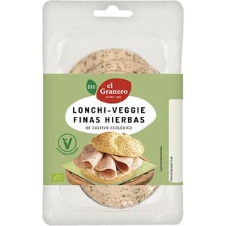 Bio Lonchi-Veggie lonchas sabor finas hierbas ecológicas envase 100 g - El Granero Integral