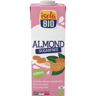 Bebida de almendras ecológica sin azúcar y sin gluten envase 1 l - Isola Bio