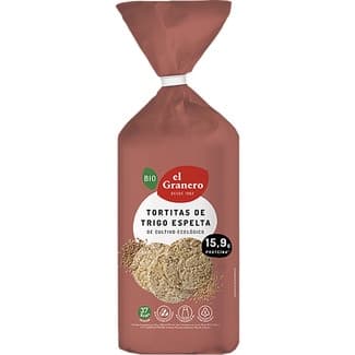 Bio tortitas de espelta de cultivo ecológico bolsa 108 g - El Granero Integral