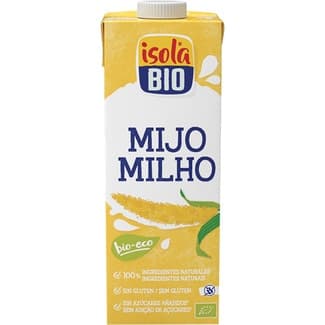 Bebida de mijo y sin azúcar ecológica y sin gluten envase 1 l - Isola Bio