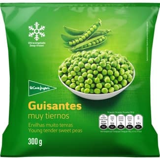 Guisantes muy tiernos bolsa 300 g - El Corte Ingles