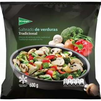Salteado de verdura tradicional bolsa 600 g - El Corte Ingles