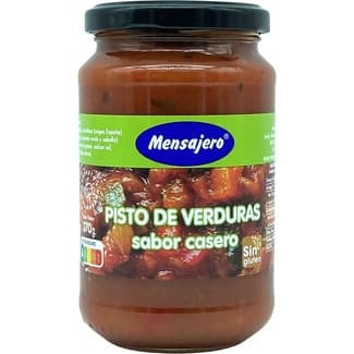 Pisto de verduras sabor casero frasco 370 g - Mensajero