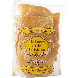 Selección Gourmet pan de cristal elaborado con AOVE bolsa 120 g - Sabores De La Luisiana