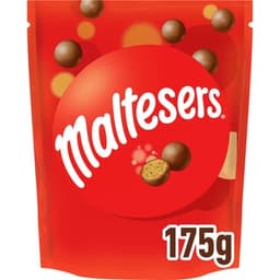 Bolitas de chocolate rellenas de leche malteada bolsa 175 g - Maltesers