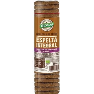 Galletas de espelta integral ecológicas envase 260 g - Biocop