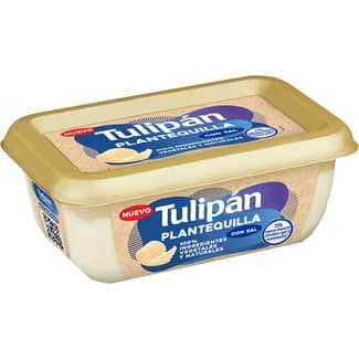 Plantequilla con sal tarrina 200 g - Tulipan