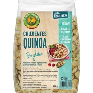 Cereales crujientes con quinoa sin gluten bolsa 200 g - Cem Porcento