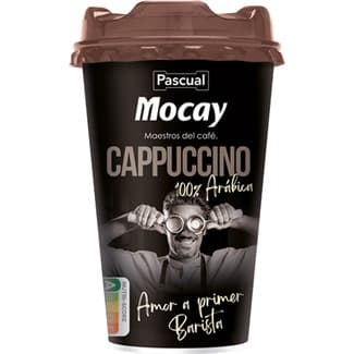 Capuccino bebida láctea con café 100% Arábica vaso 200 ml - Pascual Mocay