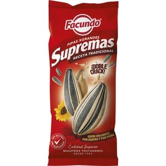 Pipas supremas Sin Gluten bolsa 120 g - Facundo