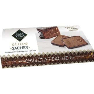 Galletas de tarta sacher estuche 120 g - Casa Eceiza