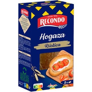 Pan de hogaza tostada rústica estuche 240 g - Recondo