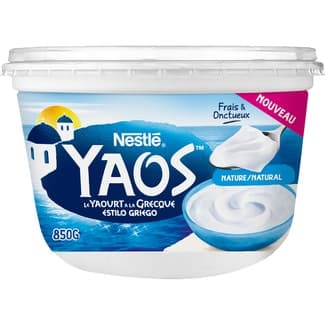 Yogur griego natural envase 850 g - Nestle Yaos