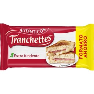 Queso fundido natural en lonchas 22 unidades envase 412 g - Tranchettes