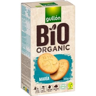 Galletas María sin lactosa, sin huevo, sin frutos secos y sin soja ecológicas caja 350 g - Gullon Bio Organic