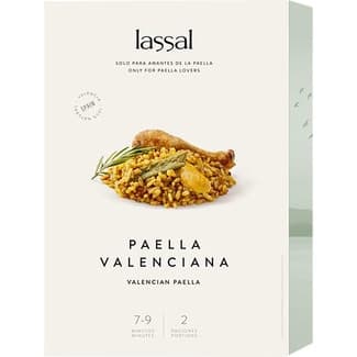 Paella valenciana 2 raciones envase 930 g - Lassal
