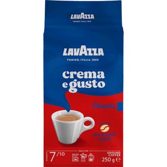 Café molido crema e gusto paquete 250 g - Lavazza