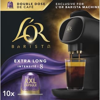 Café Double Lungo Profondo intensidad 8 estuche 10 cápsulas XXL exclusivas para máquinas L'OR Barista - L'or Barista