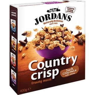 Country Crisp muesli con chocolate paquete 400 g - Jordans